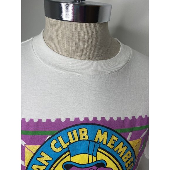 Vintage Barney Dinosaur Fan Club Member HTF Adult T Shirt L Single Stitch 1992 - Picture 7 of 12